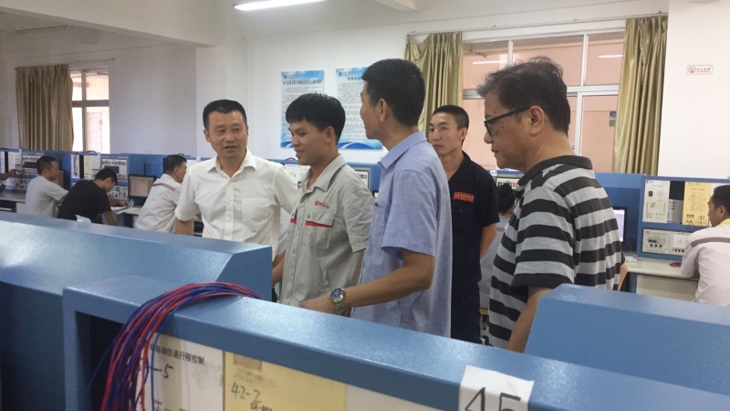 天汇能源总经理王宇兴到第三期工匠技能培训班调研