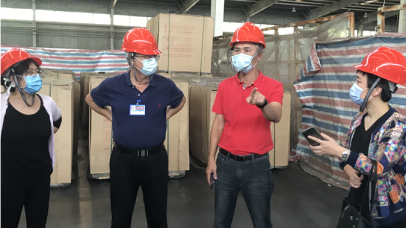 海南省工信厅考察组考察海控能源全生物降解项目选址