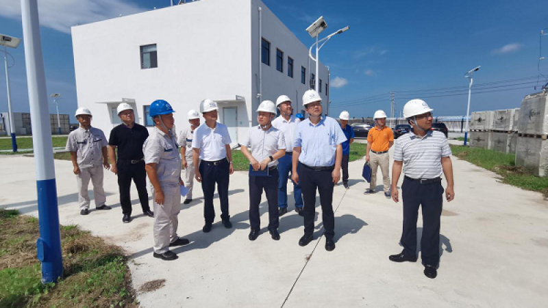 省国资委调研海控光伏发电、莺歌海盐场党建文旅基地项目