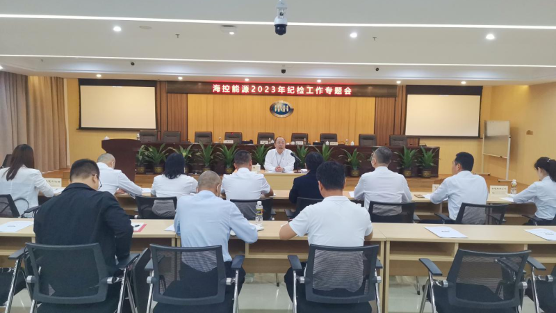 踔厉奋发 笃行不怠 推进清廉海控能源建设&mdash;&mdash;海控能源纪委召开2023年纪检工作专题会