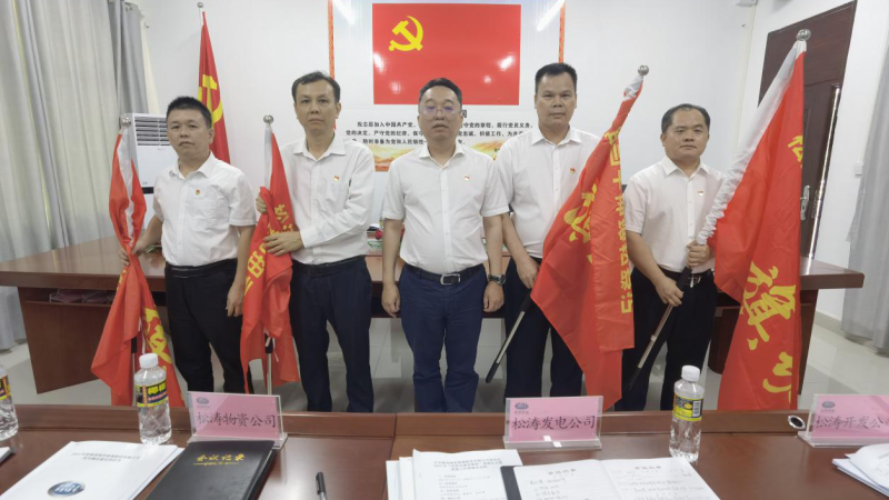 海控能源为松涛四家公司举行&ldquo;攻坚克难党旗班&rdquo;授旗仪式并开展安全生产检查