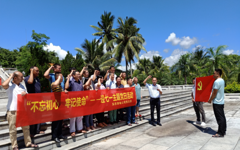 乐东发电公司党支部 开展&ldquo;不忘初心 牢记使命&rdquo;迎七一主题党日活动