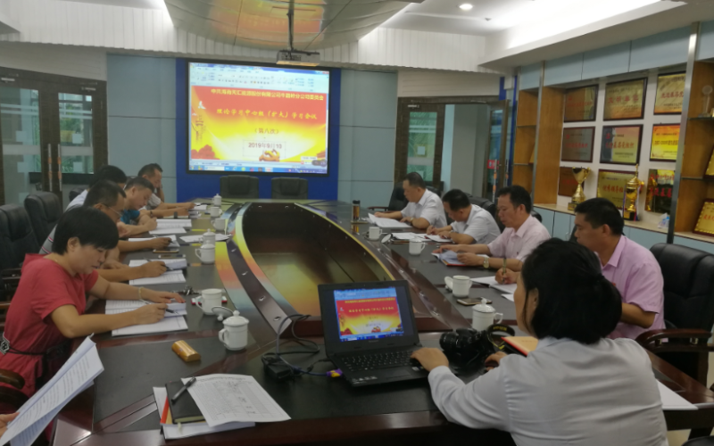 强化学习守初心 落实整改担使命&mdash;&mdash;牛路岭分公司党委召开第八次理论学习中心组（扩大）集中学习会议