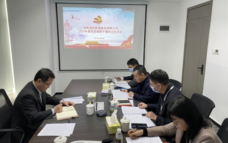 深刻剖析找问题 统一思想谋发展 &mdash;&mdash;海控能源党委召开2020年度党员领导干部民主生活会