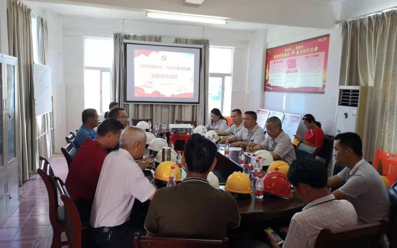 海控能源乐东发电公司党支部 与红水村党支部联合开展&ldquo;学党史 增党性 村企共建谋发展&rdquo;主题党日结对共建活动