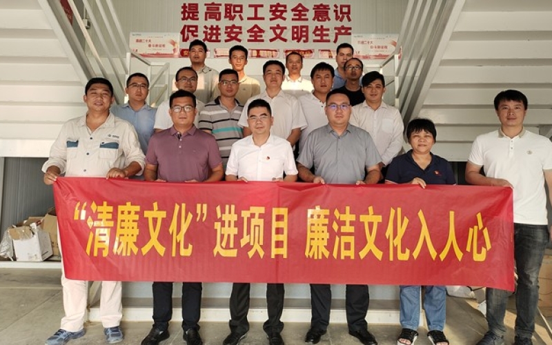 电力工程公司党支部开展&ldquo;清廉文化&rdquo;进项目主题党日活动